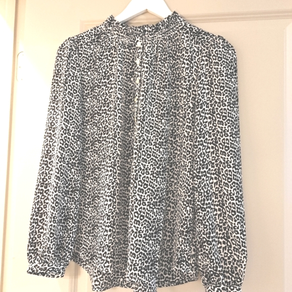 Loft Blouse Petite M NWOT - Picture 7 of 8